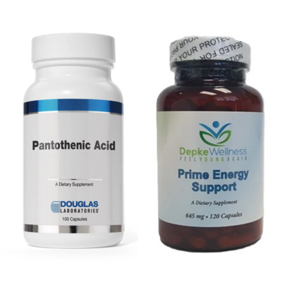 120 CT Prime Energy Support/Pantothenic Acid Combo